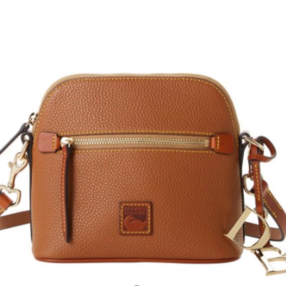 Dooney & Bourke Handbags - Dooney & Bourke Pebble Leather Domed Crossbody